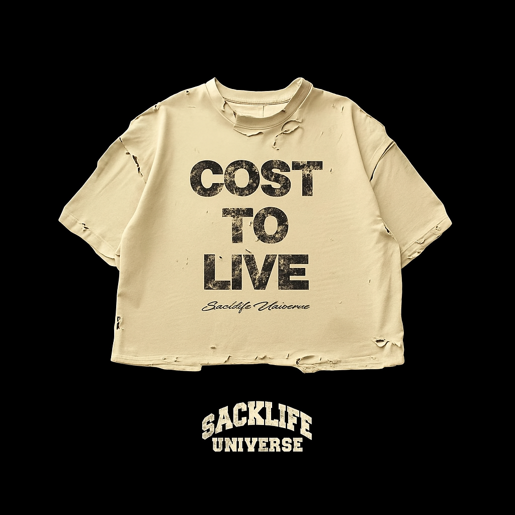 "Cost To Live" Tee
