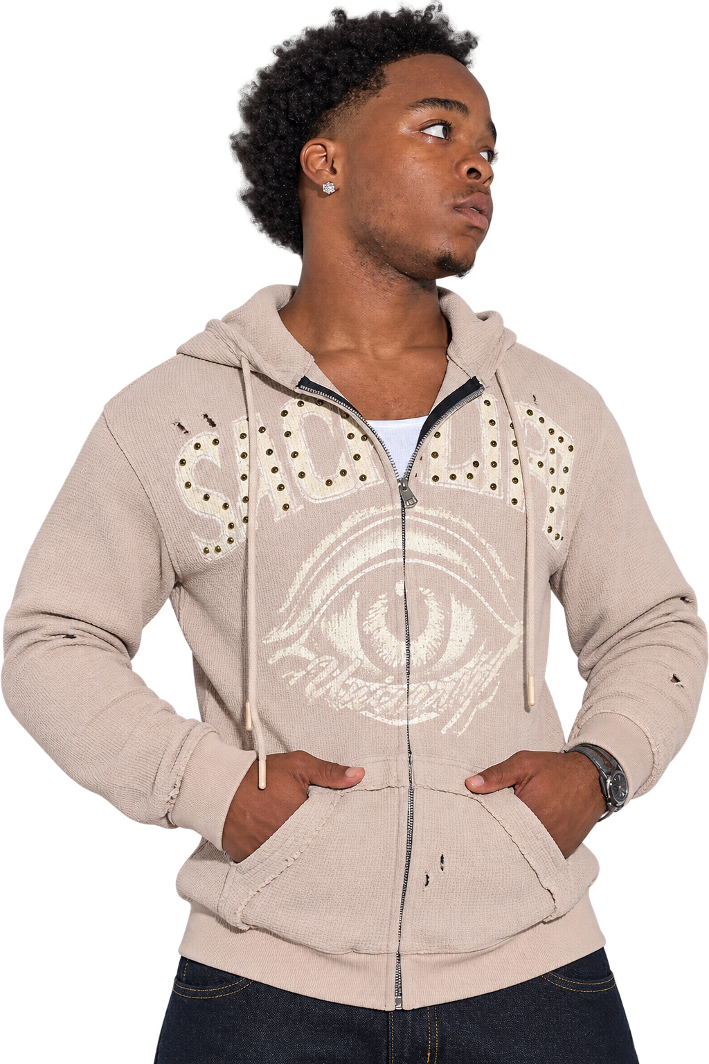 “Cold World” Zip-Up