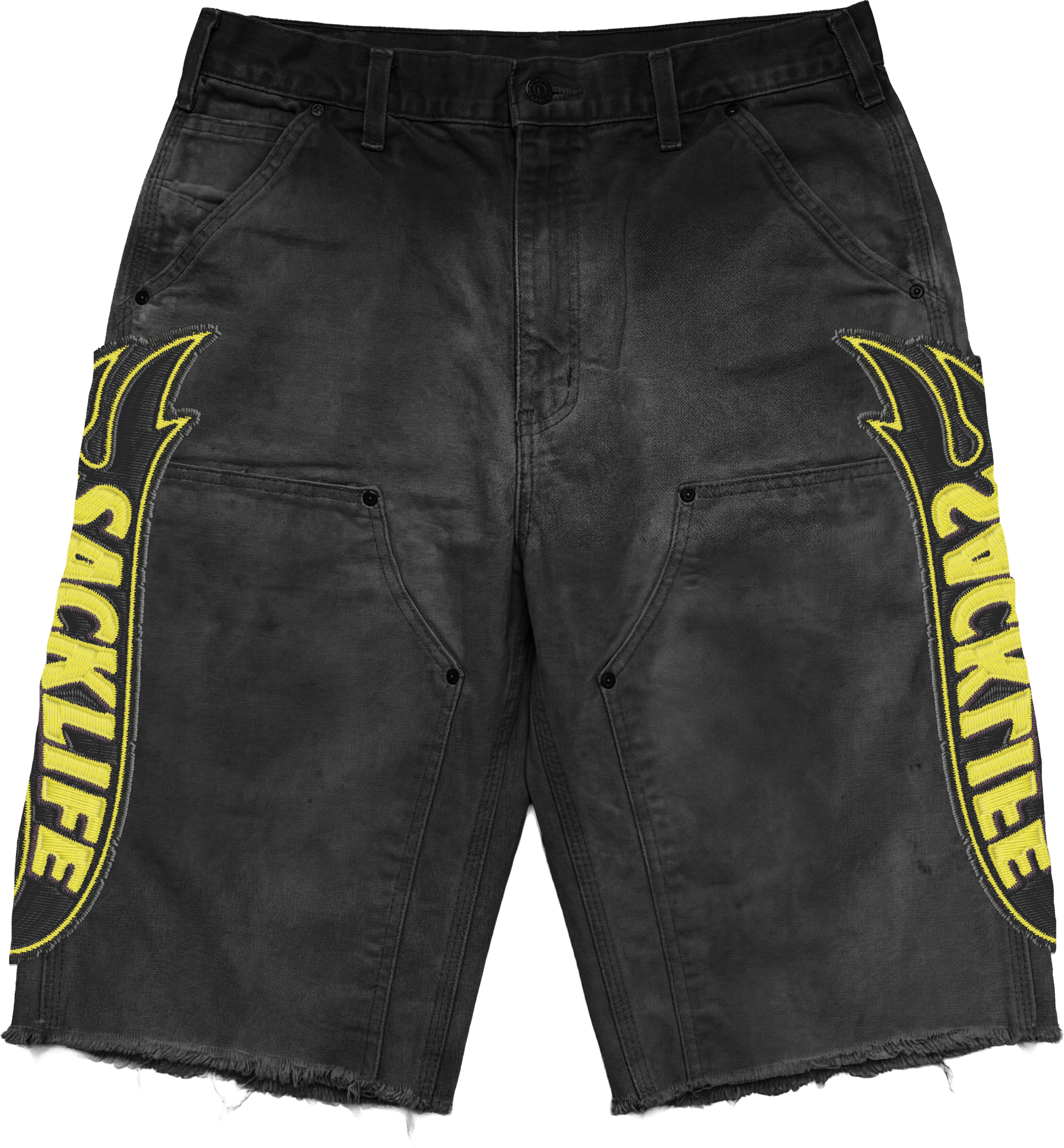 Black Hot Wheel Shorts