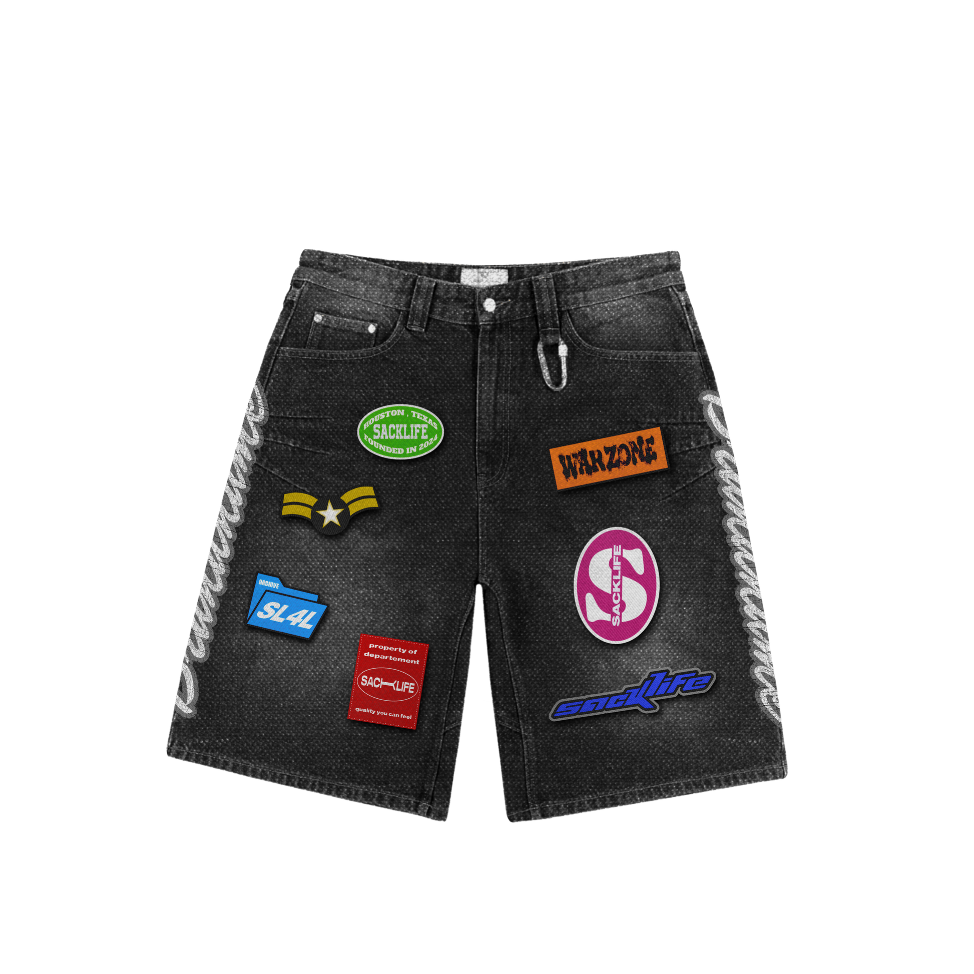 Black Demin Shorts