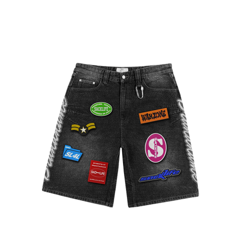 Black Demin Shorts